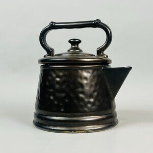 Elegant Black Teapot